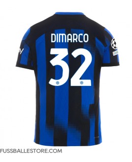 Günstige Inter Milan Federico Dimarco #32 Heimtrikot 2023-24 Kurzarm